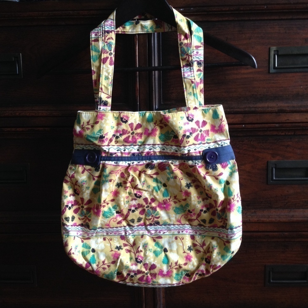 Cottagecore sunny floral Tote style bag